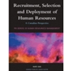 RECRUITMENT SELECTION & DEPLOYMENT OF HUMAN RESOURCES