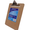 A brown Wescott brand clipboard with metal clip at the top.