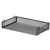A grey metal mesh single level stackable legal tray.