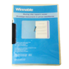 A blue Winnable brand swing clip report cover.