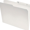 One box which contains 100 units of letter size file folders in the colour ivory with 10.5 pts thickness.