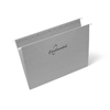 One box which contains 100 units of legal size hanging folders in the colour grey each with reinforced steel rods that have coated tips