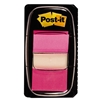 A package of 50 stick-on flags in the color bright. Includes 1 dispenser. Each strip measures 1.7" x 1" (43 mm x 25 mm)