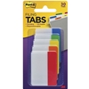 One pack of 24 stick-on tabs of various colors. Each tab measures 2"