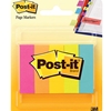 A package of 5 stick-on pads (100 Sheets/Pad) in colours of fireball fuchsia, neon orange, 3M yellow, neon green and aqua wave