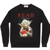Yoda Read Universal Crewneck Sweatshirt - Black