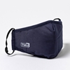 Navy Facemask, "TMU" Social Logo in white