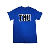TMU Varsity T-Shirt w/ TMU Logo - Blue