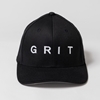 Black Cap with "Made of GRIT" Logo in White