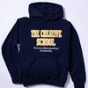 Navy Hoodie with The Creative School Logo