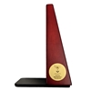 TMU Rosewood Bookends Gold Medallion