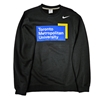 TMU Men's Nike Fleece Crewneck with Color University Logo Front Chest - Black