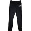 TMU Women's Nike Mid Rise Tights with White University Logo on Left Hip - Black