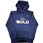 TMU Bold Nike Therma Hoodie - Navy