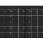Chalk Calendar Peel and Stick Giant Wall Decal - Black and White