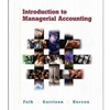 INTRODUCTION TO MANAGERIAL ACCOUNTING WITH NET TUTOR (PKG)