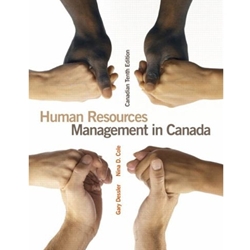HUMAN RESOURCES MANAGEMENT IN CANADA CAN.ED.