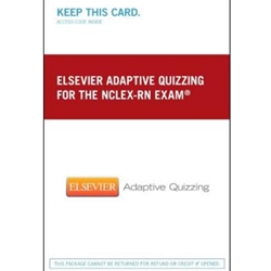 Elsevier Adaptive Quizzing for the NCLEX-RN Exam (36-Month) (Retail Access Card) US VERSION