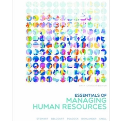 ESSENTIALS OF MANAGING HUMAN RESOURCES CAN. ED