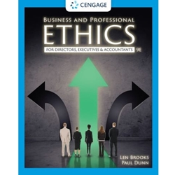 Business And Professional Ethics For Directors, Executives And Accountants