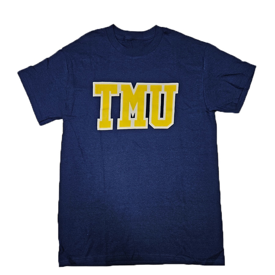 TMU Varsity T-Shirt w/ TMU Logo - Navy