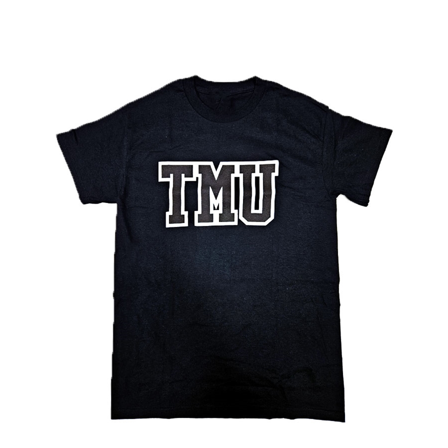 TMU Varsity T-Shirt w/ TMU Logo - Black