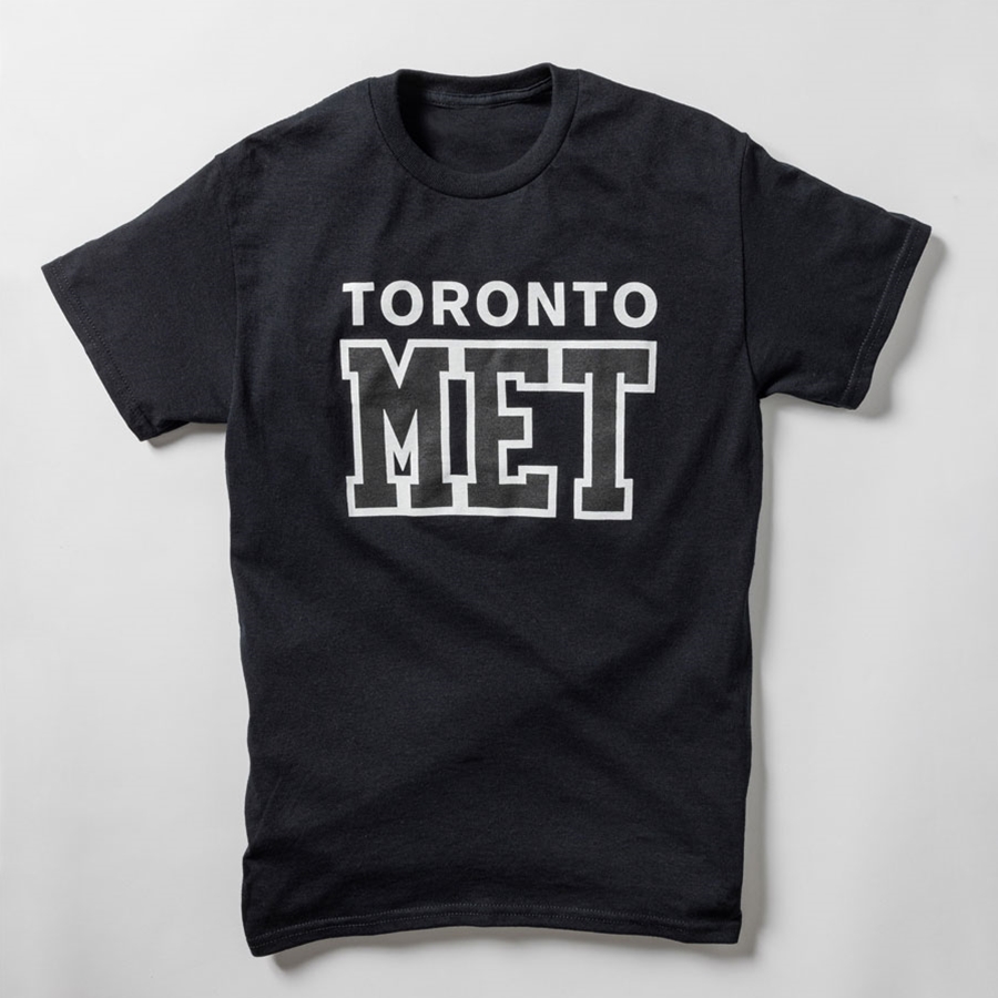 TMU MET Varsity T-Shirt - Black