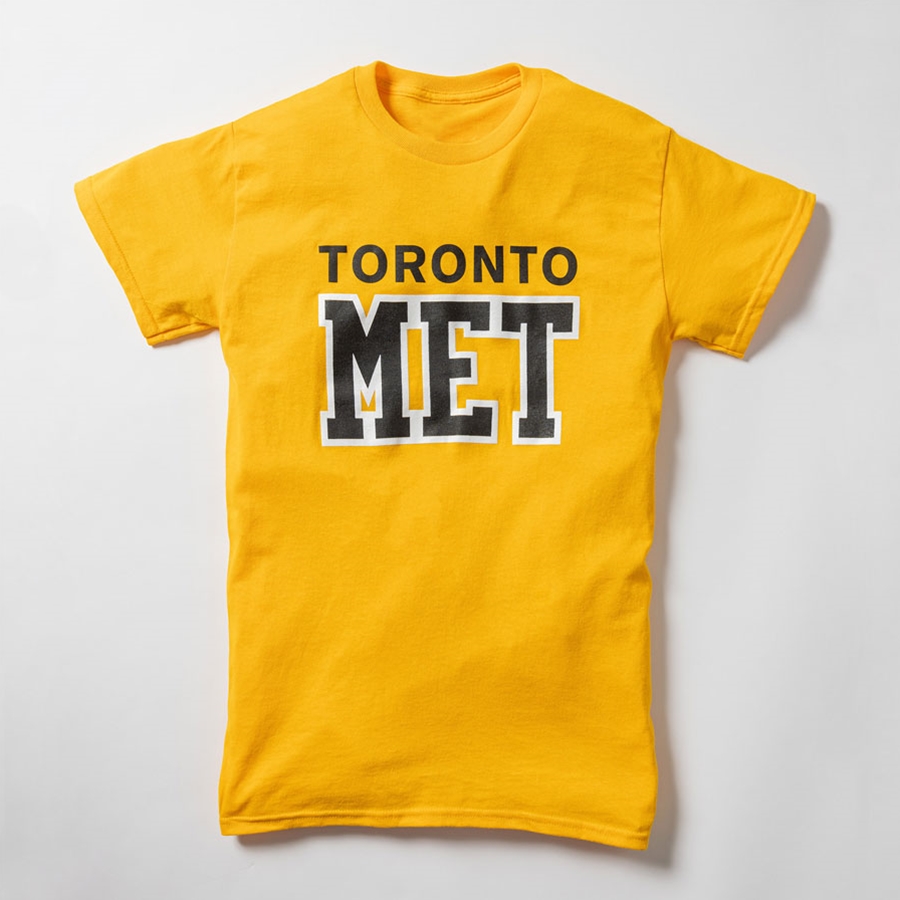 TMU MET Varsity T-Shirt - Yellow