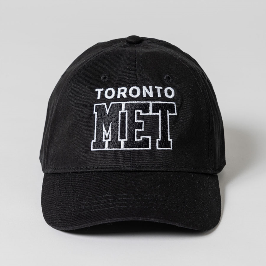 TMU MET Varsity Cap - Black