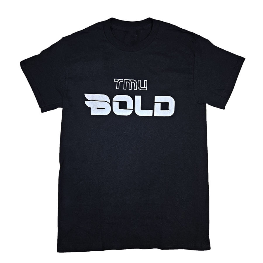 TMU Bold T-Shirt - Black/White