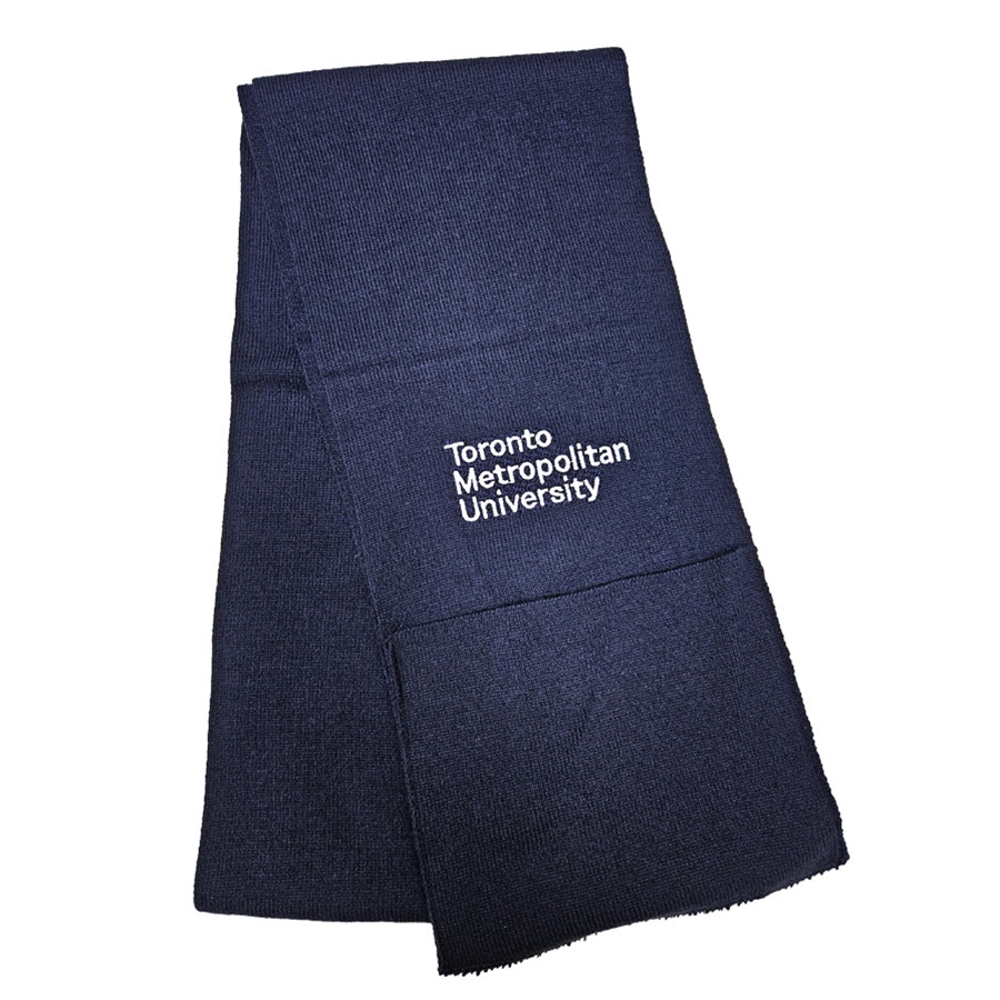 TMU Scarf w/ Pockets - Navy