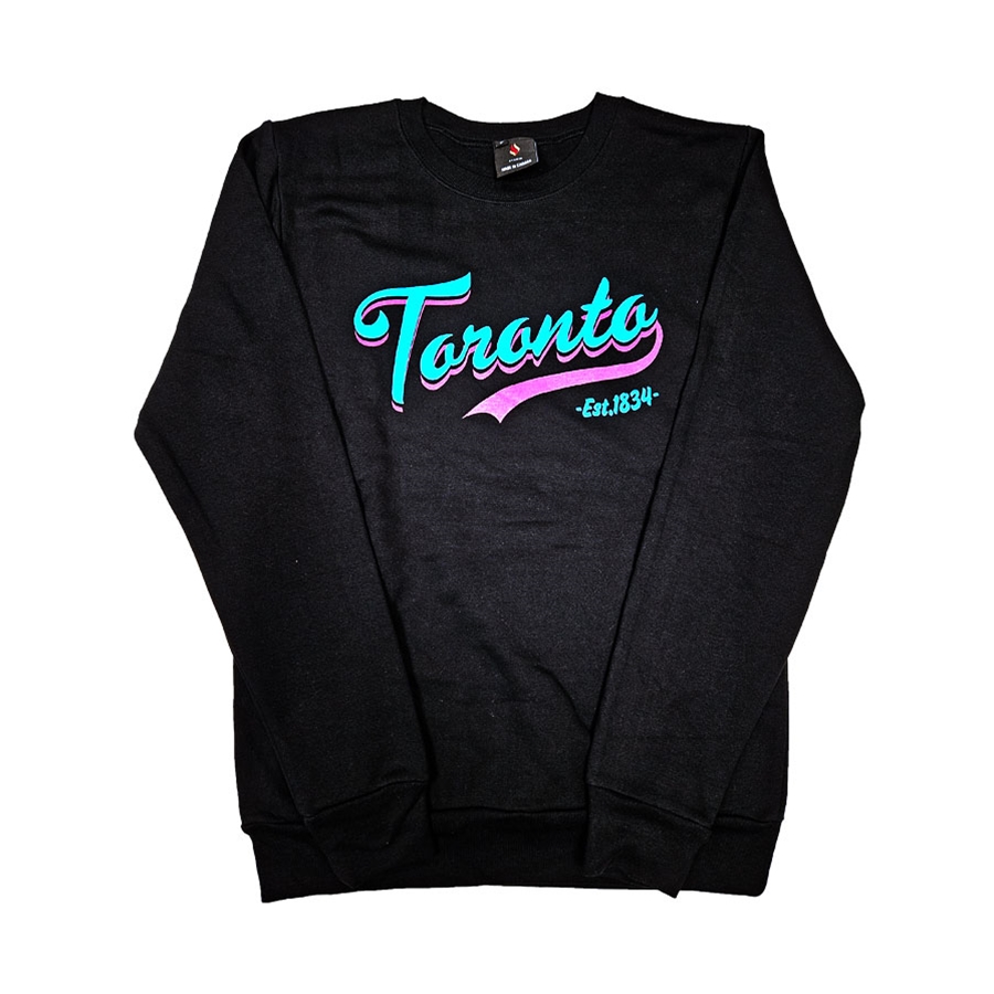 Retro Toronto Crewneck - Black