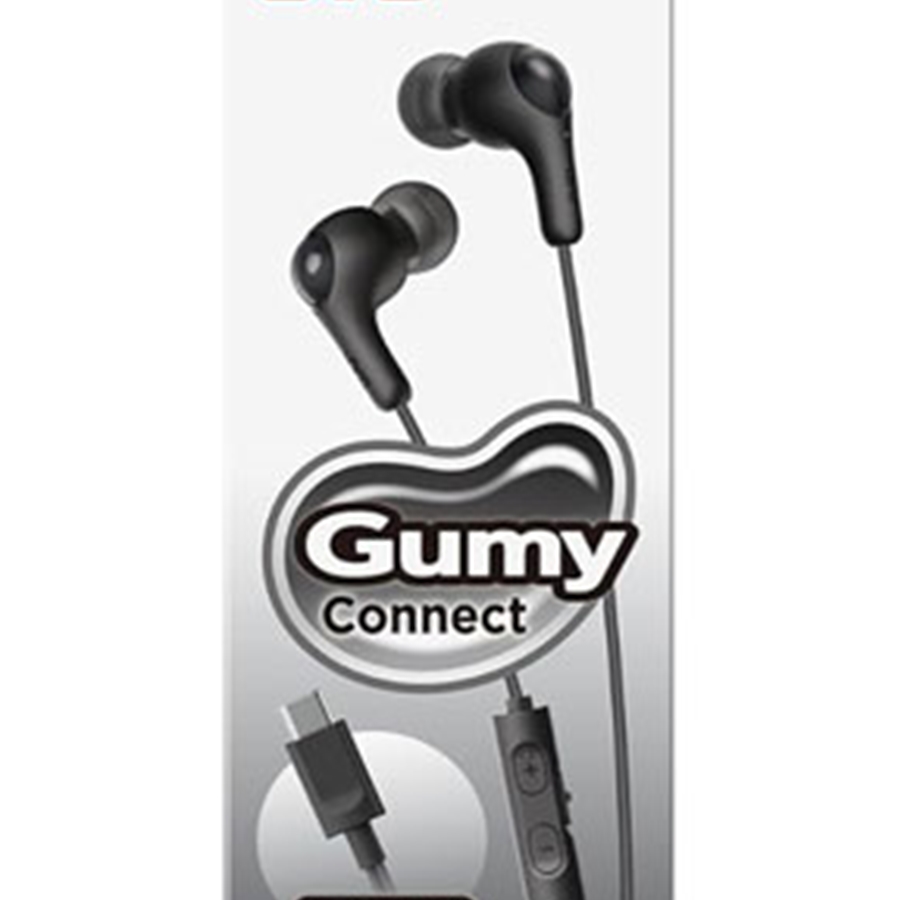 JVC Gumy Connect w/ Mic & Remote - Black