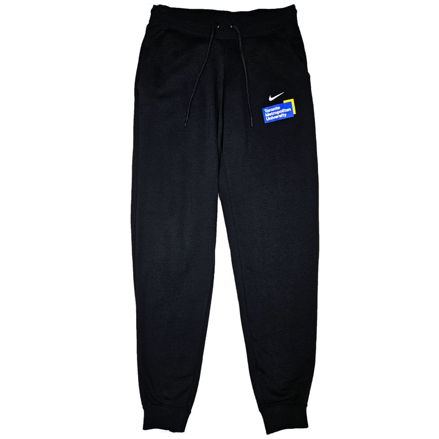 TMU Women's Nike Fleece Jogger with Color University Logo Left Hip - Black