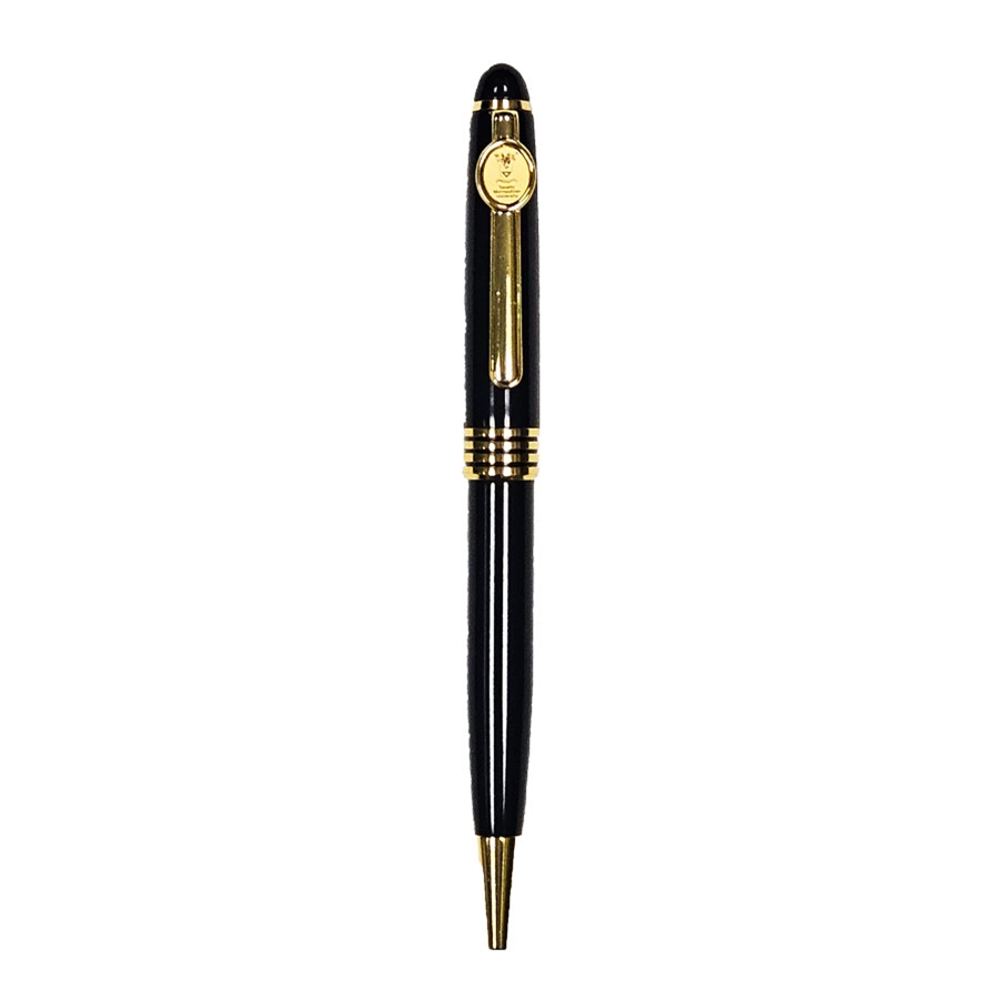 TMU Pen w/ Gold Medallion Logo - Navy