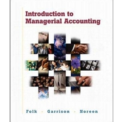 INTRODUCTION TO MANAGERIAL ACCOUNTING WITH NET TUTOR (PKG)